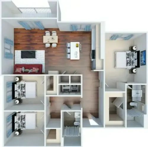 Anatole at City View Lubbock FloorPlan 7