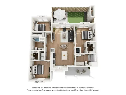 Artesia at Medina Valley San Antonio FloorPlan 10