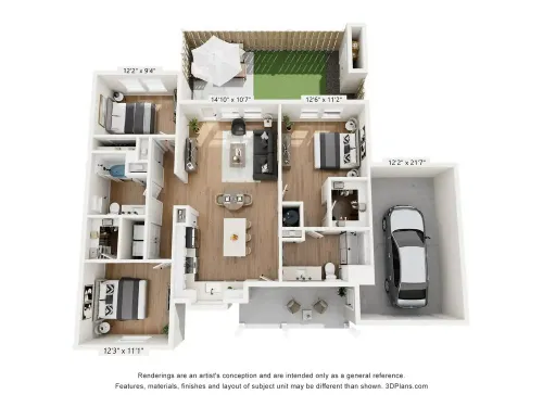 Artesia at Medina Valley San Antonio FloorPlan 9