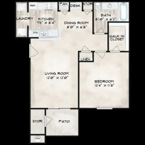 Artisan On the Bluff San Antonio FloorPlan 2