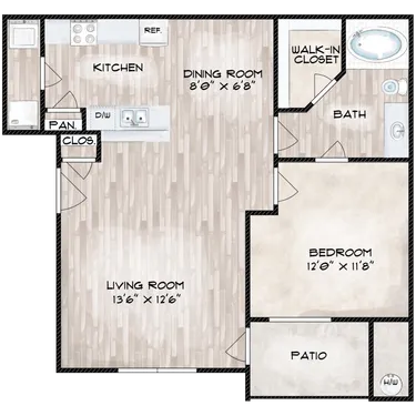 Artisan at Willow Springs San Antonio Floorplan 1