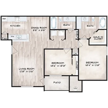 Artisan at Willow Springs San Antonio Floorplan 2