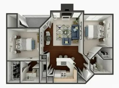 Ashton Pointe Apartments Lubbock FloorPlan 6