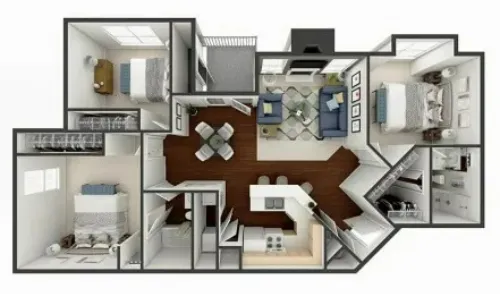 Ashton Pointe Apartments Lubbock FloorPlan 8