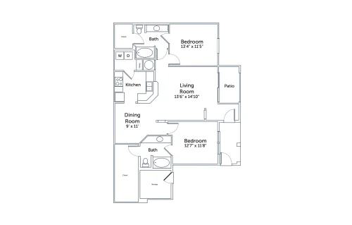 Aspire Roxbury San Antonio Floorplan 6