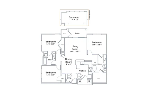 Aspire Roxbury San Antonio Floorplan 7