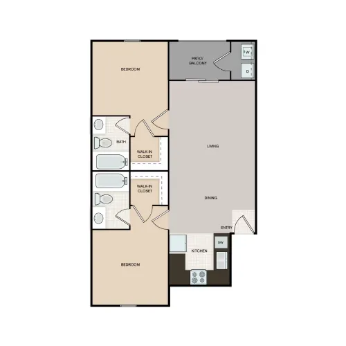 Avalon Apartments San Antonio FloorPlan 4