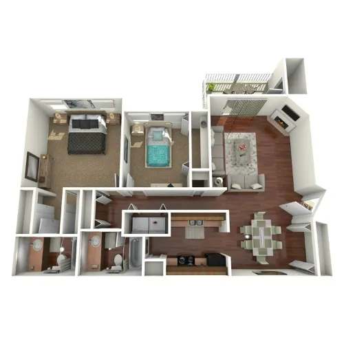 Avistar at the Crest San Antonio FloorPlan 3
