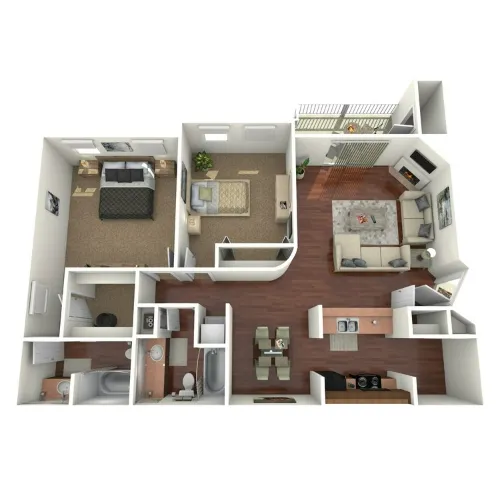Avistar at the Crest San Antonio FloorPlan 4