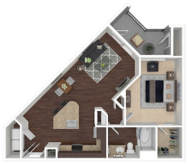 Avita Alamo Heights Apartments San Antonio Floorplan 4