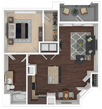 Avita Alamo Heights Apartments San Antonio Floorplan 5