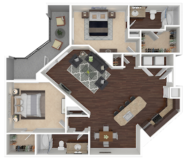 Avita Alamo Heights Apartments San Antonio Floorplan 8