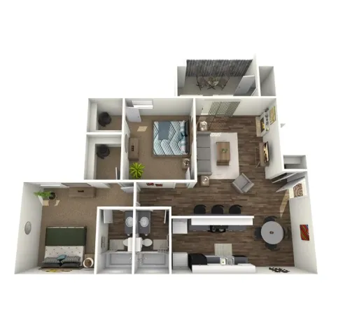 Barcelo Apartments San Antonio Floorplan 3