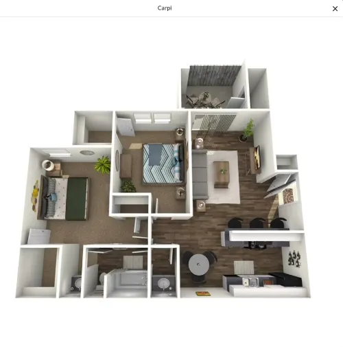 Barcelo Apartments San Antonio Floorplan 5