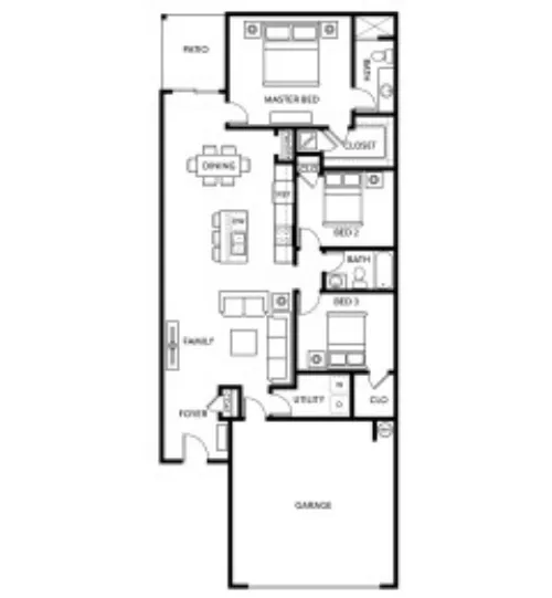 Beacon at Meridian San Antonio FloorPlan 1