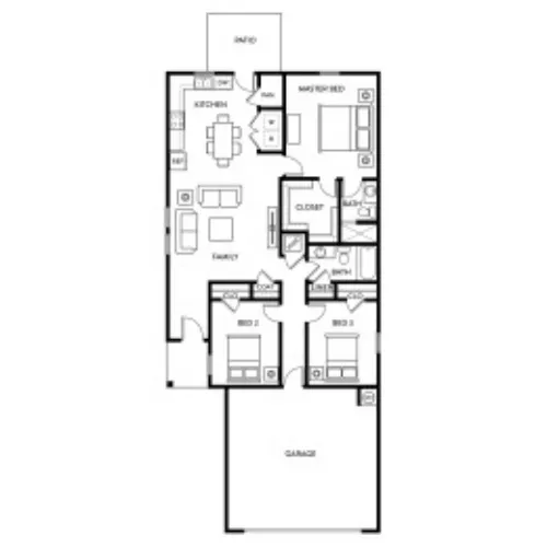 Beacon at Meridian San Antonio FloorPlan 2