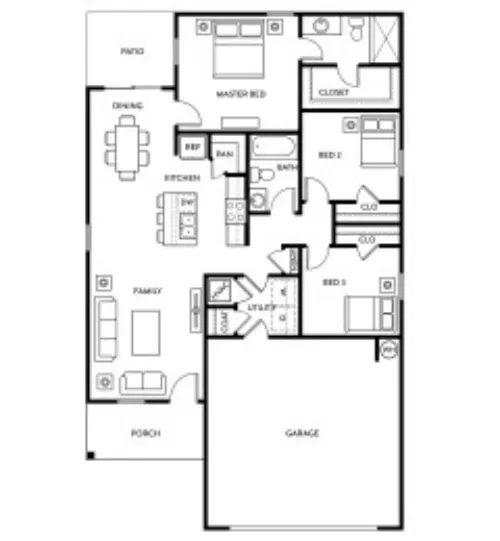 Beacon at Meridian San Antonio FloorPlan 3