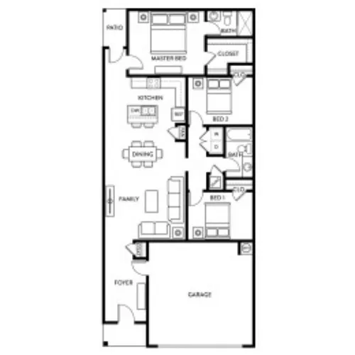 Beacon at Meridian San Antonio FloorPlan 4