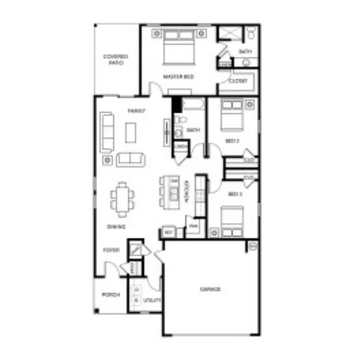 Beacon at Meridian San Antonio FloorPlan 6