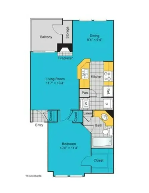 Blair at Bitters San Antonio FloorPlan 2
