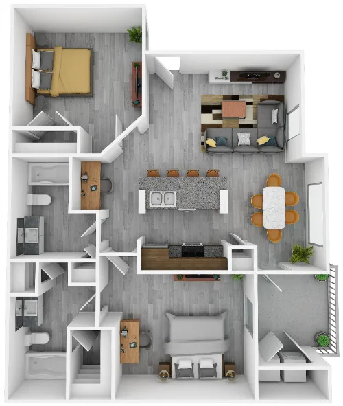 Brynwood Apartments San Antonio Floorplan 4