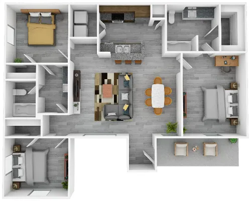 Brynwood Apartments San Antonio Floorplan 5