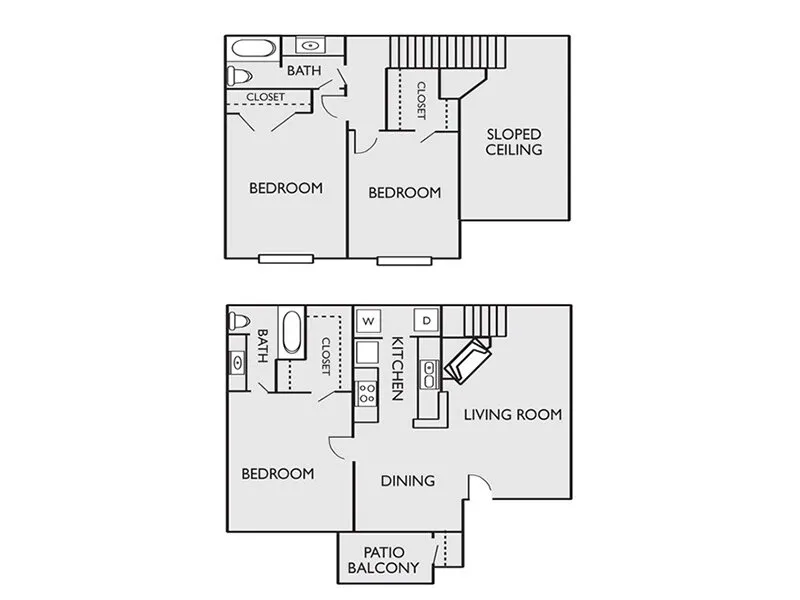 Cabrillo Apartgment San Antonio FoorPlan 12