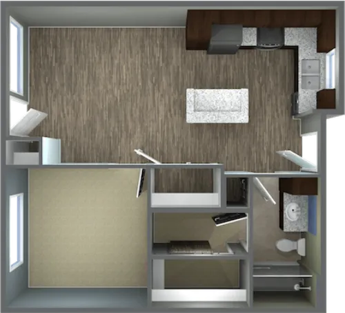 Calais at Elm Park Lubbock FloorPlan 1