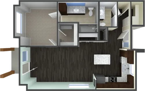Calais at Elm Park Lubbock FloorPlan 2
