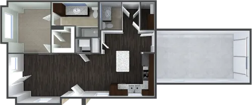 Calais at Elm Park Lubbock FloorPlan 3