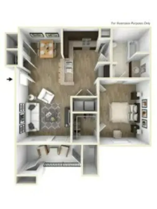 Champions Gate Apartments San Antonio FloorPlan 2