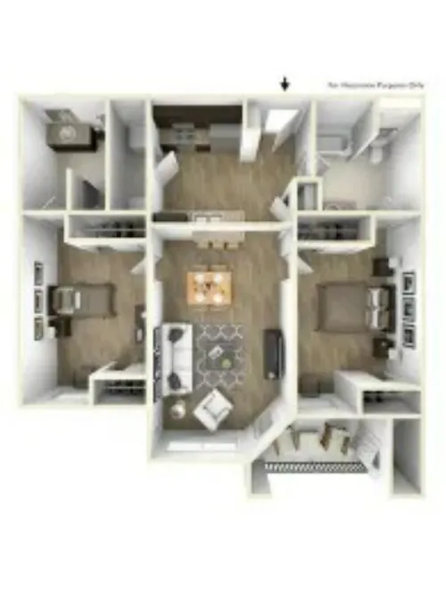 Champions Gate Apartments San Antonio FloorPlan 4