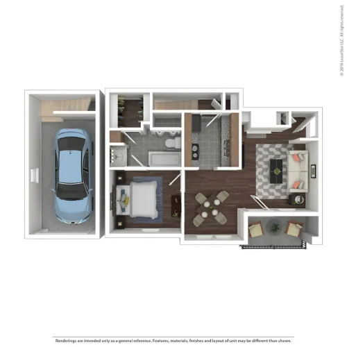 Charleston Apartment San Antonio FloorPlan 3