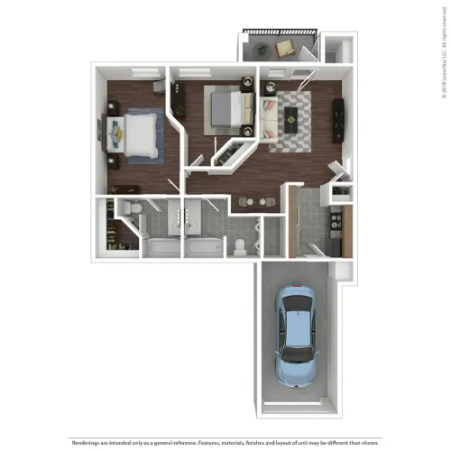 Charleston Apartment San Antonio FloorPlan 5