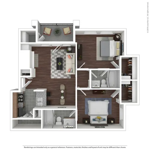 Charleston Apartment San Antonio FloorPlan 6