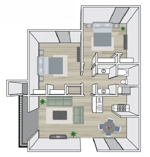 Chase Hill Apartments San Antonio Floor Plan 11