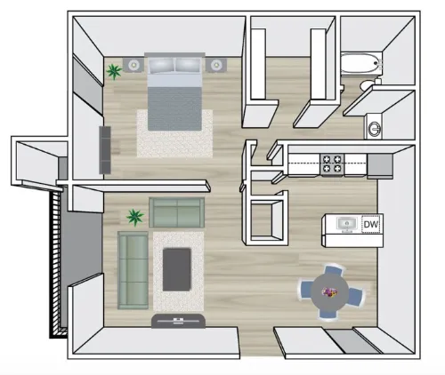 Chase Hill Apartments San Antonio Floor Plan 4