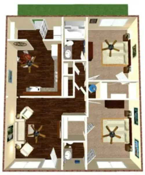Chilton Yorkshire Village Lubbock FloorPlan 5