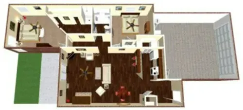 Chilton Yorkshire Village Lubbock FloorPlan 6