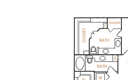 Colonnade Apartments San Antonio Floorplan 7