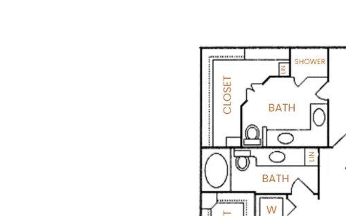 Colonnade Apartments San Antonio Floorplan 9
