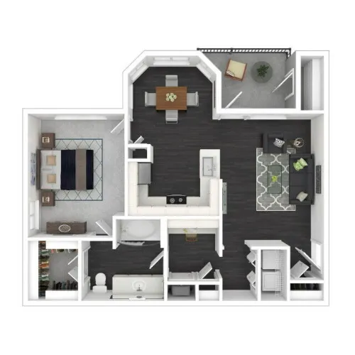 Costa Bella Apartment San Antonio FloorPlan 3