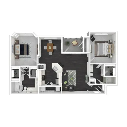 Costa Bella Apartment San Antonio FloorPlan 5