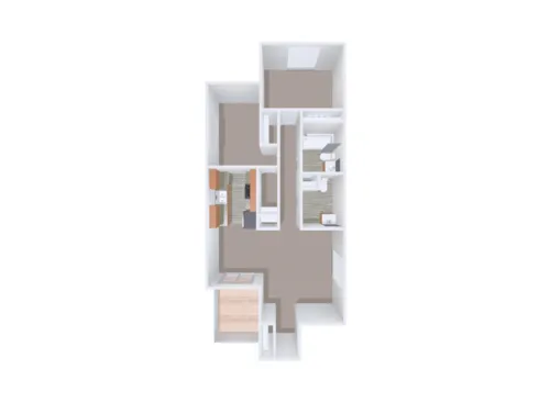 CrestWind Townhomes and Apartments San Antonio Floorplan 2