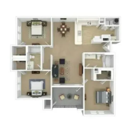 Dakota Arms Apartment Homes Lubbock FloorPlan 5