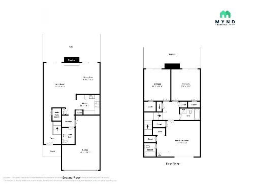 Del Estrado Townhomes Lubbock FloorPlan 1