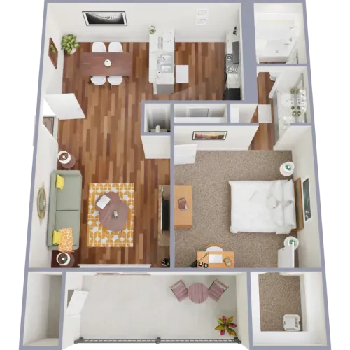 Distinction Apartment Homes San Antonio Floorplan 2
