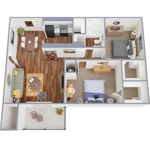 Distinction Apartment Homes San Antonio Floorplan 4