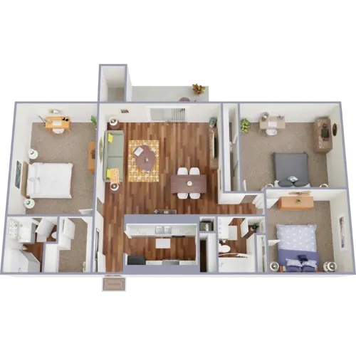 Distinction Apartment Homes San Antonio Floorplan 7