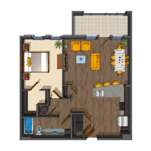 District at Medical Center San Antonio Floorplan 11